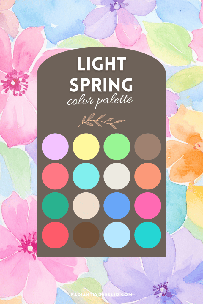 light spring colors
