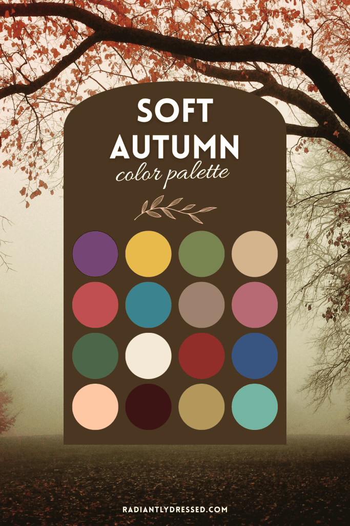 soft autumn color palette clothing