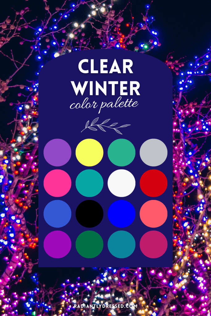 clear winter colors
