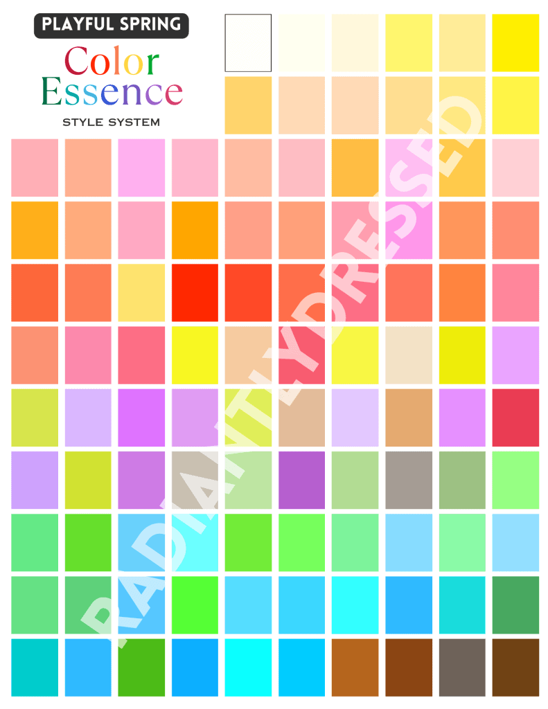 playful spring color palette