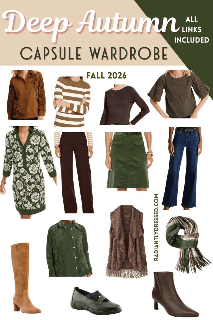 deep autumn capsule wardrobe fall 2026