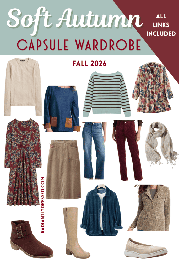 soft autumn capsule wardrobe fall 2026