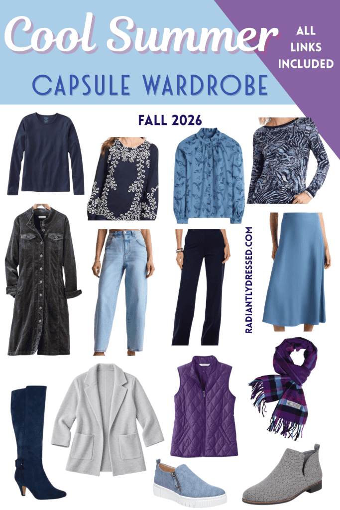 cool summer capsule wardrobe