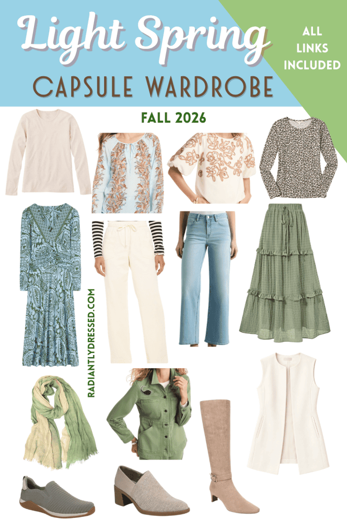 light spring capsule wardrobe