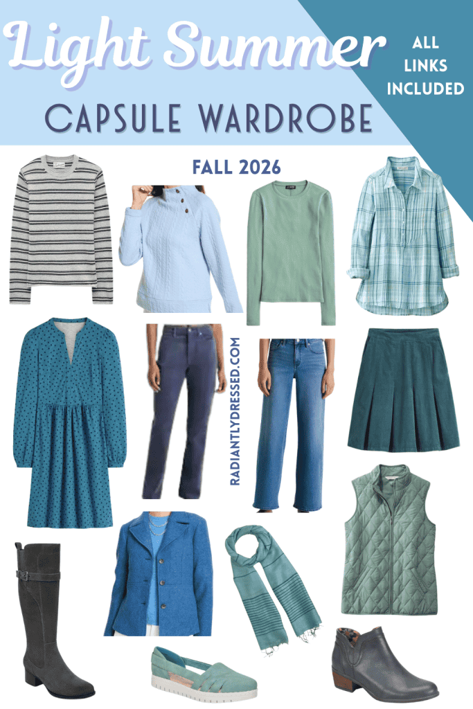 light summer capsule wardrobe