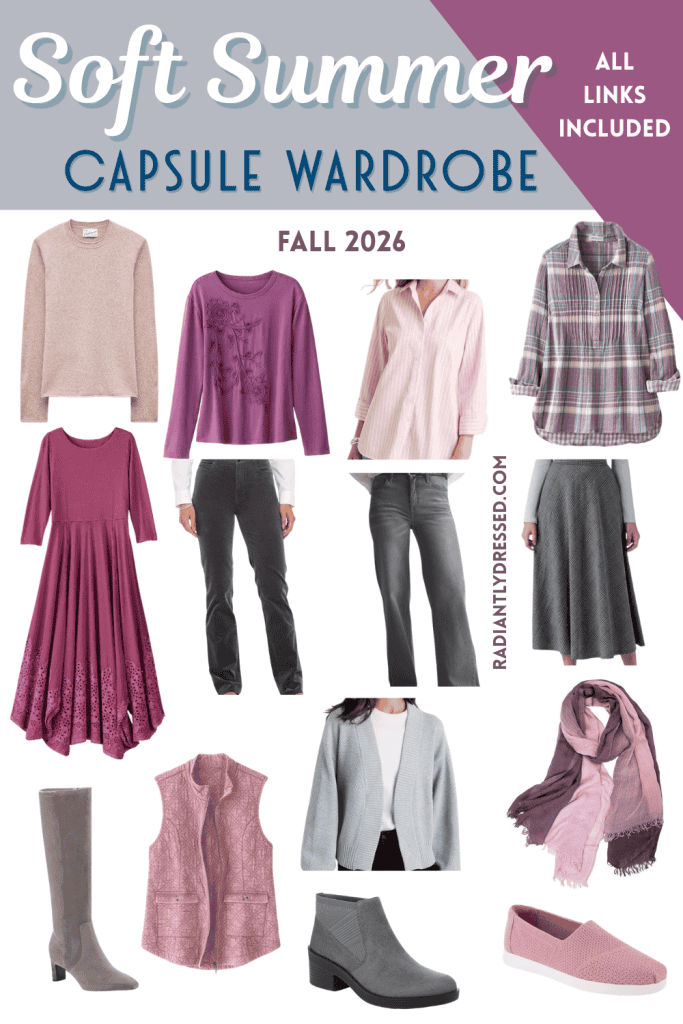 soft summer capsule wardrobe