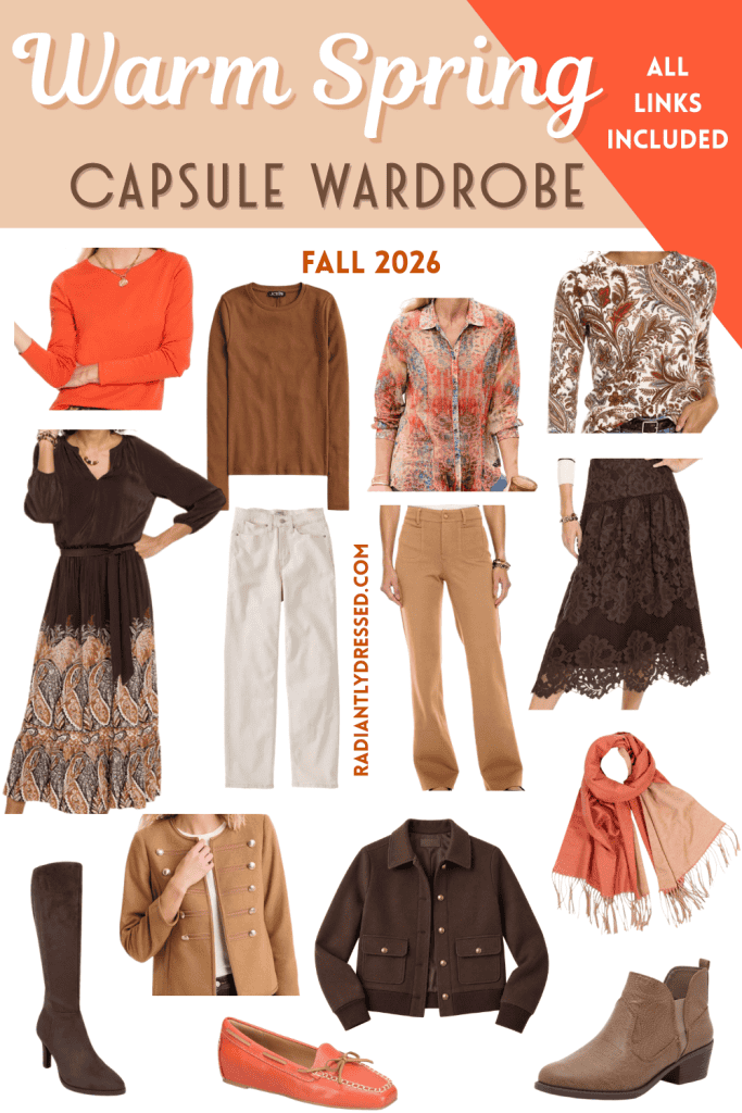 warm spring capsule wardrobe