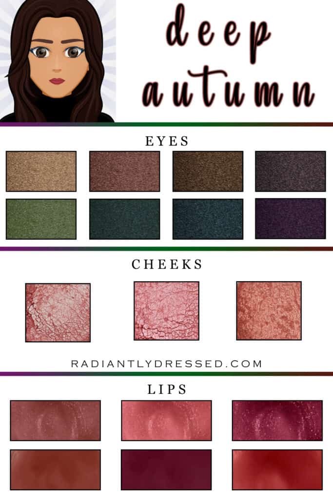 The best makeup for deep autumn