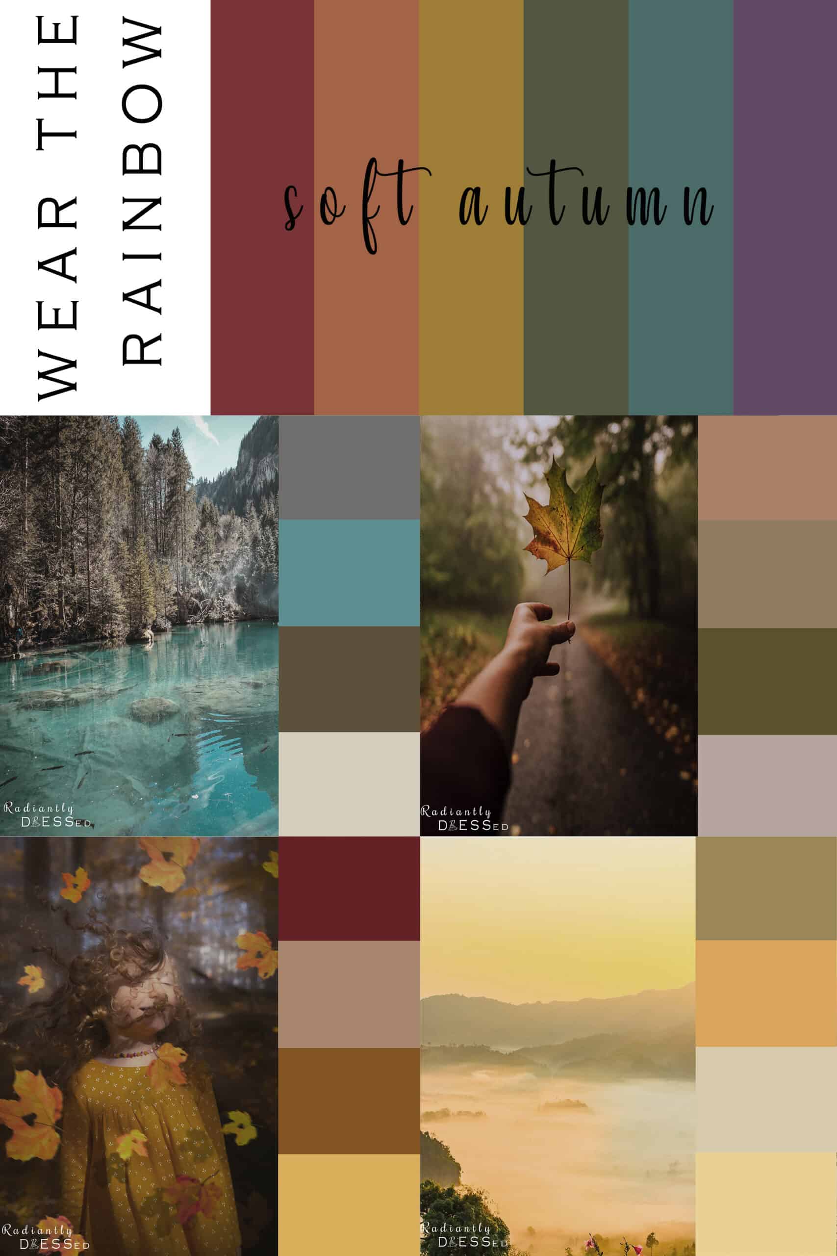 soft deep autumn color palette