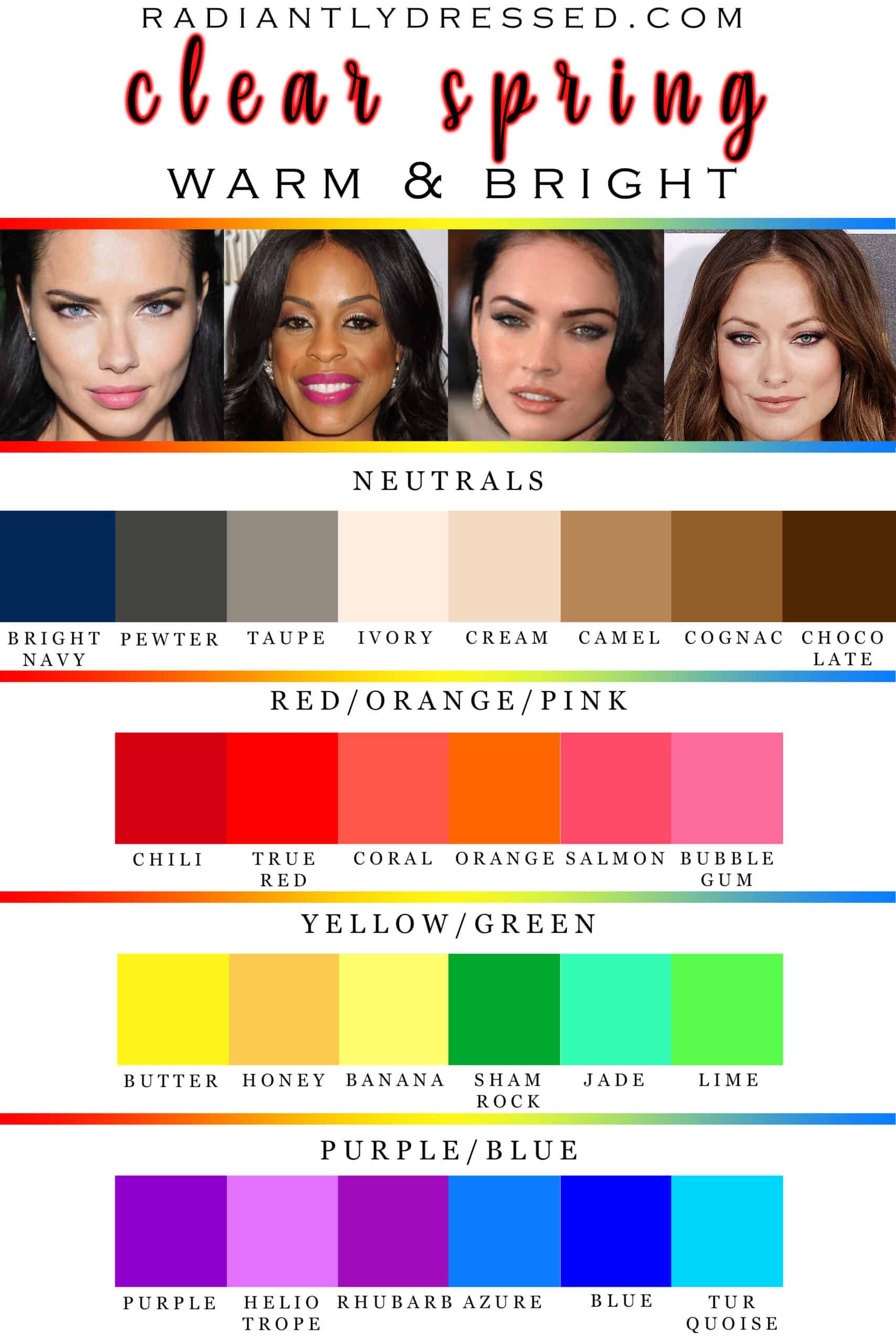 Color Palette For Spring - Image to u