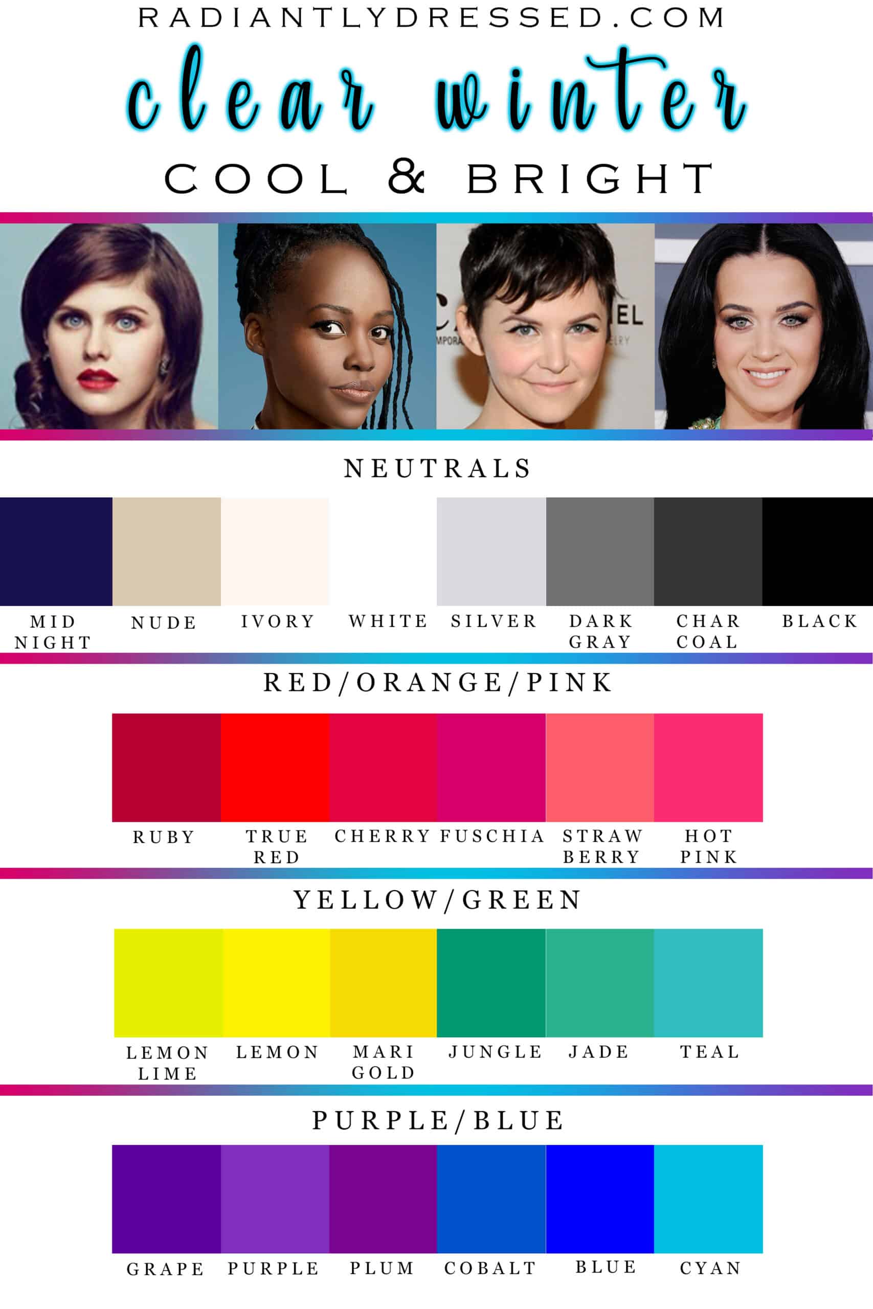 A Complete Winter Color Palette Guide for Defined Fashion