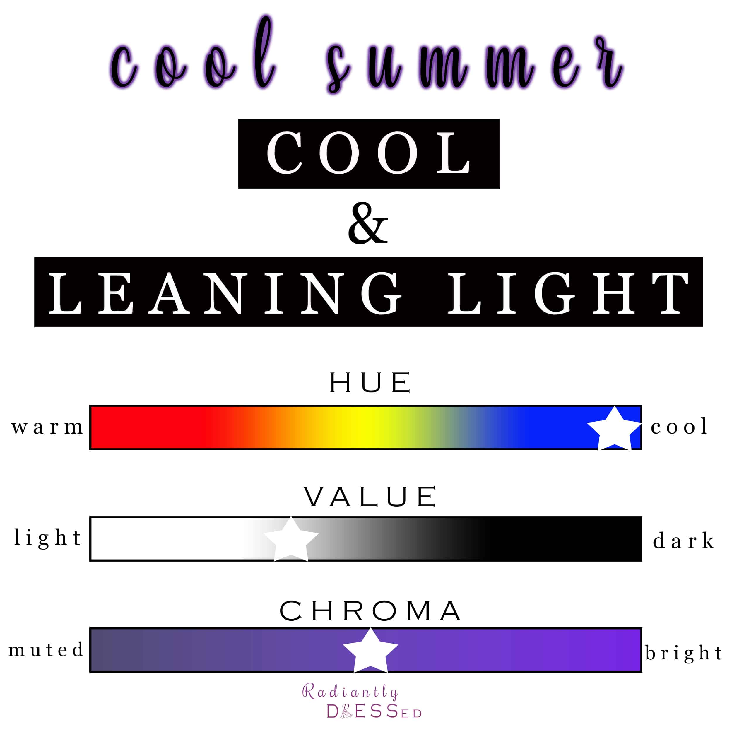 Cool summer is cool and leaning light