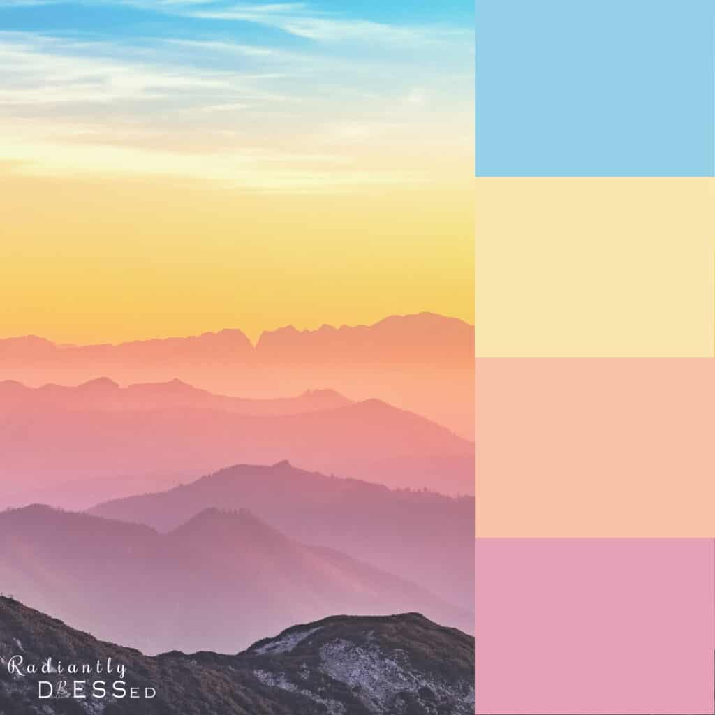 Very Very Light Pastel Color Palette