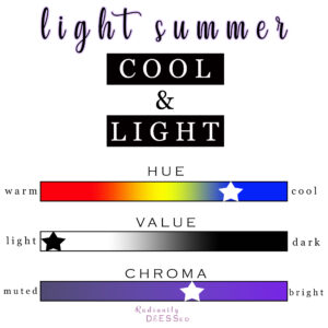 light summer color theory