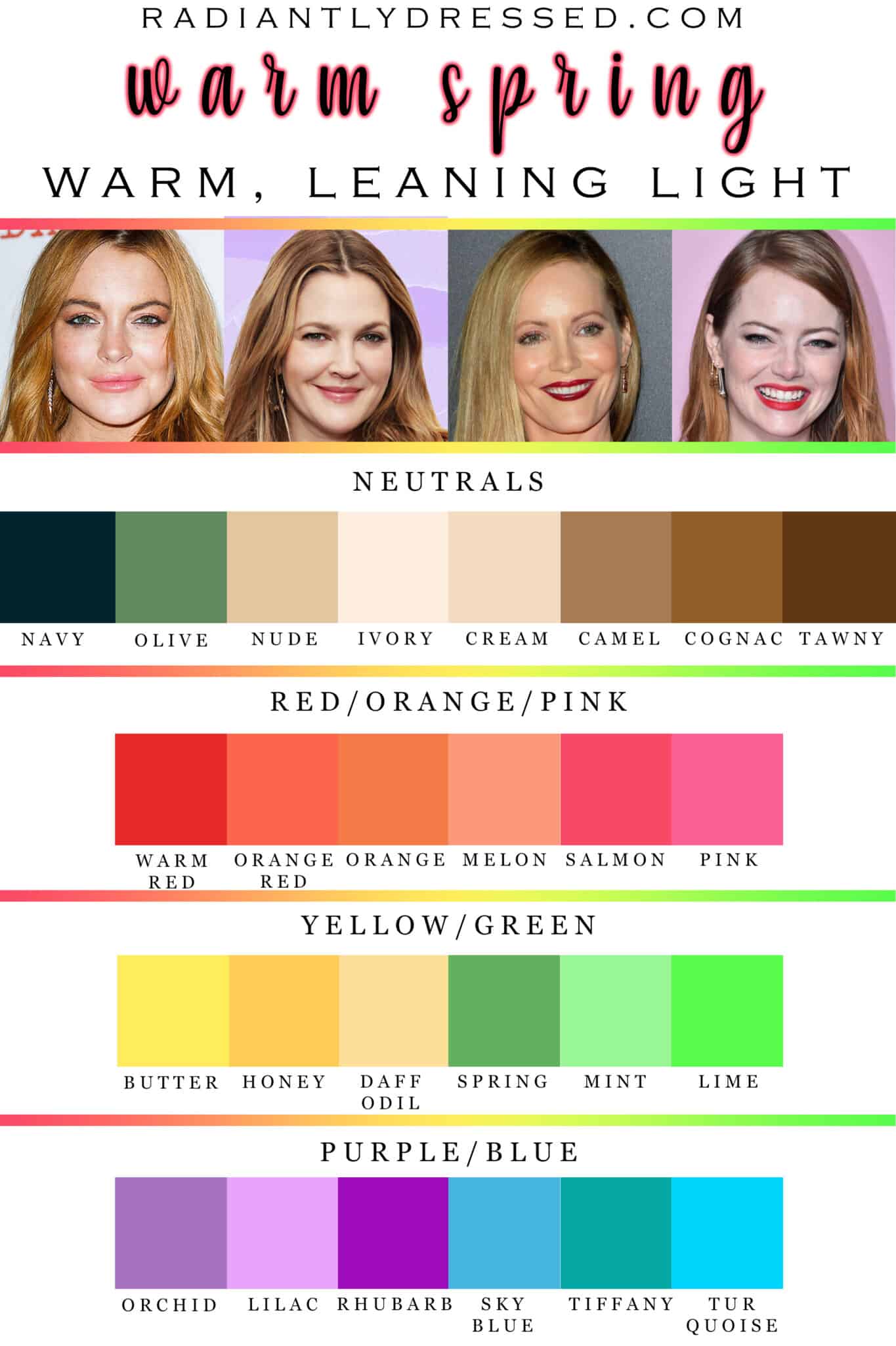Color Palette For Spring - Image to u