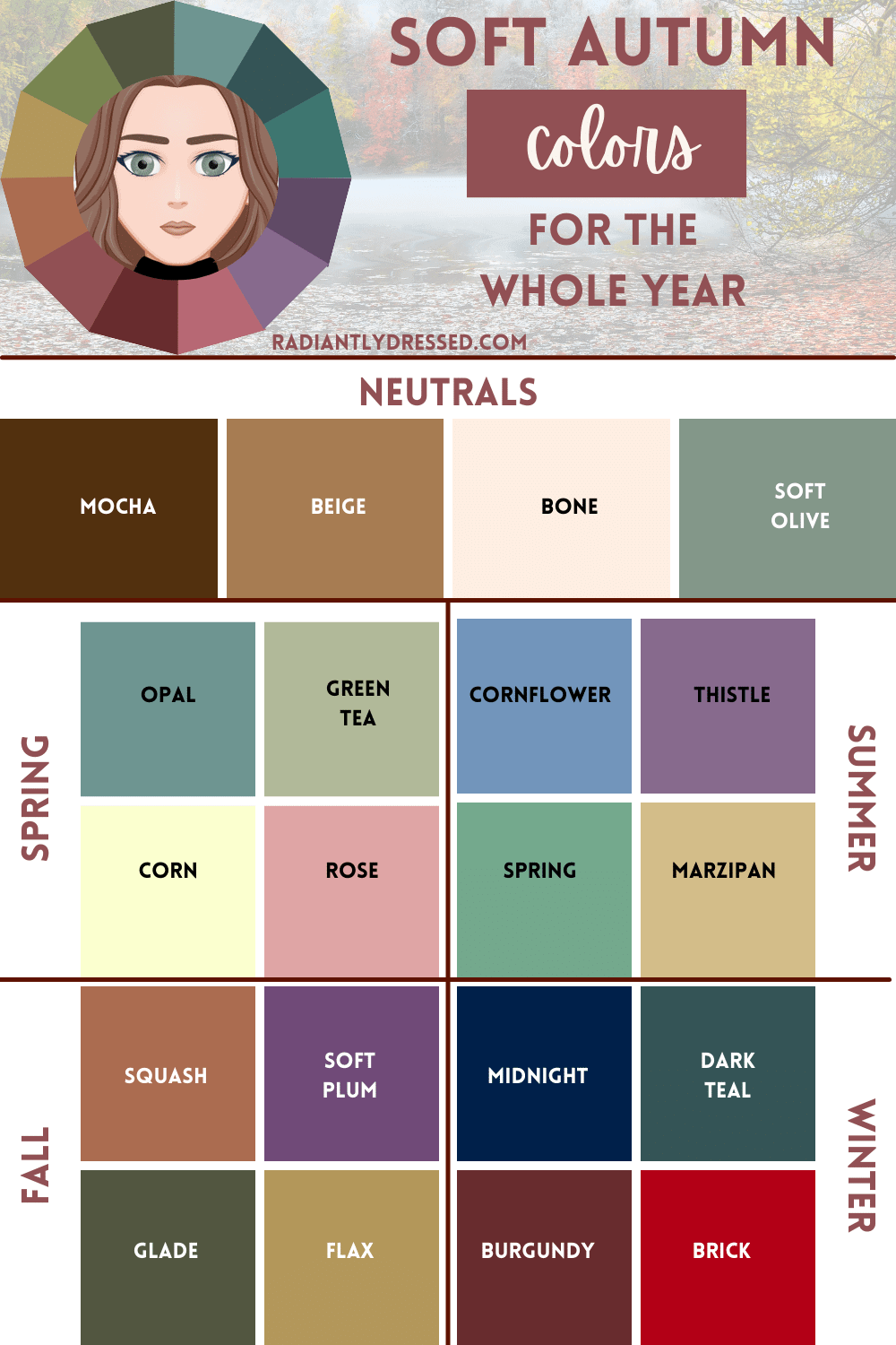 soft autumn year round color options