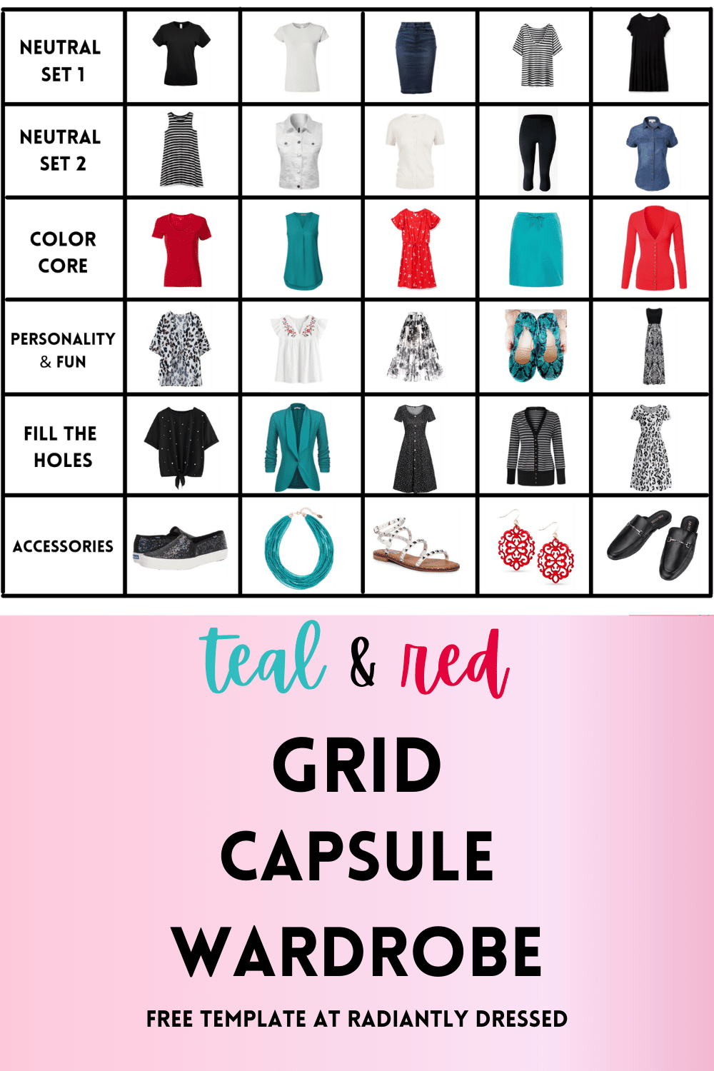 Create a Simple Grid Capsule Wardrobe Free Download Included