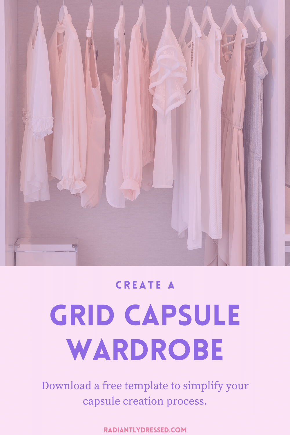 create a grid capsule wardrobe