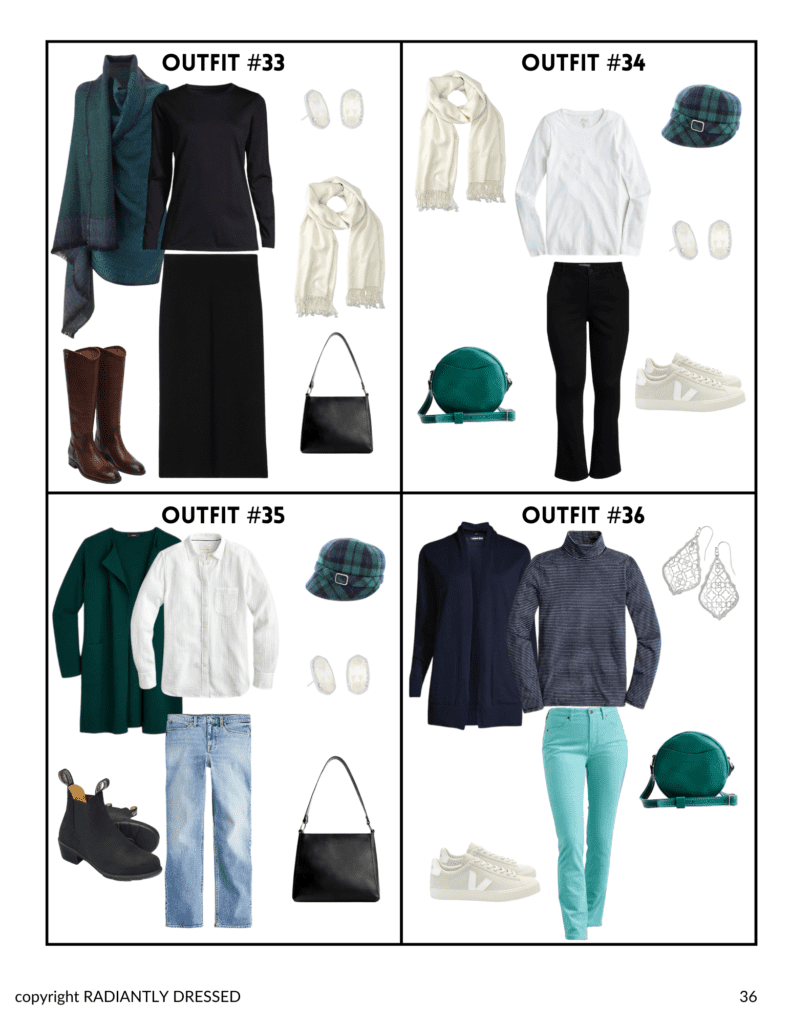winter capsule wardrobe outfits