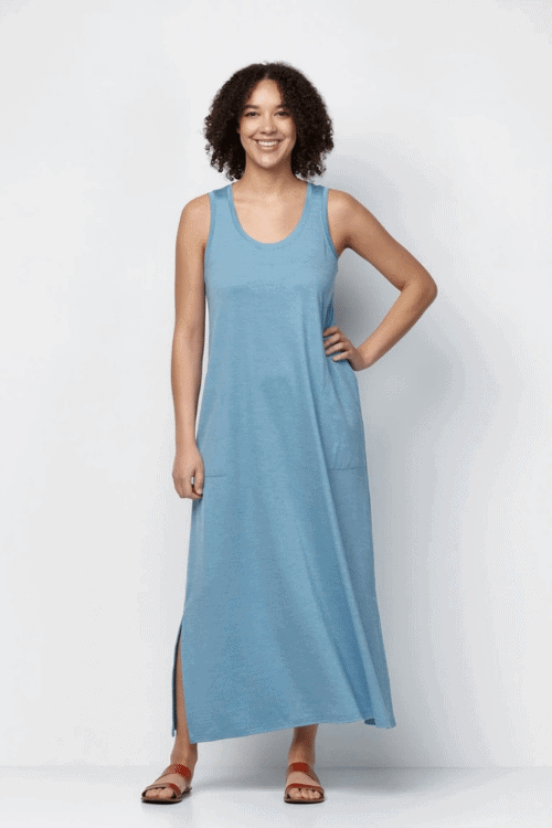 Wool& Medium Ocean Teal Tulip Dress