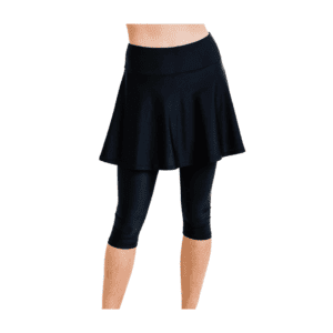 calypsa skirted capri leggings