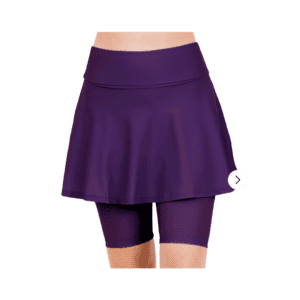 calypsa swim skirt with bike shorts