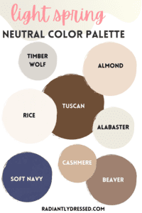 Neutral Wardrobe Colors: 12 Palettes of Neutral Colors