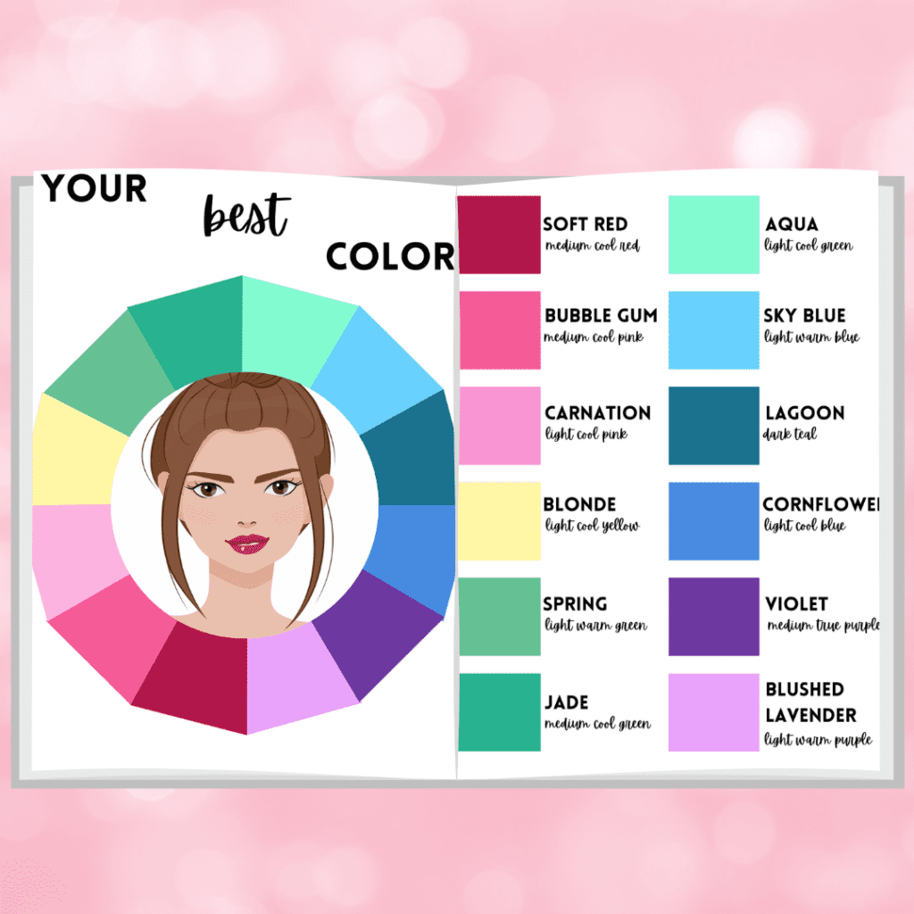 Virtual Personal Color Analysis Premium Package. Discover Your Unique Color  Palette, 4 Seasonal 