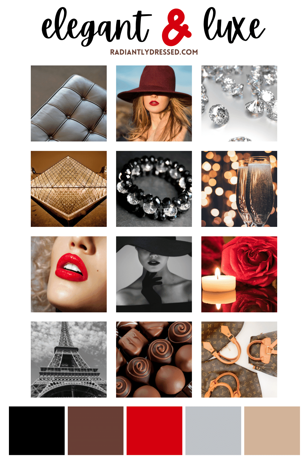 Elegant, Luxe Style Mood Board