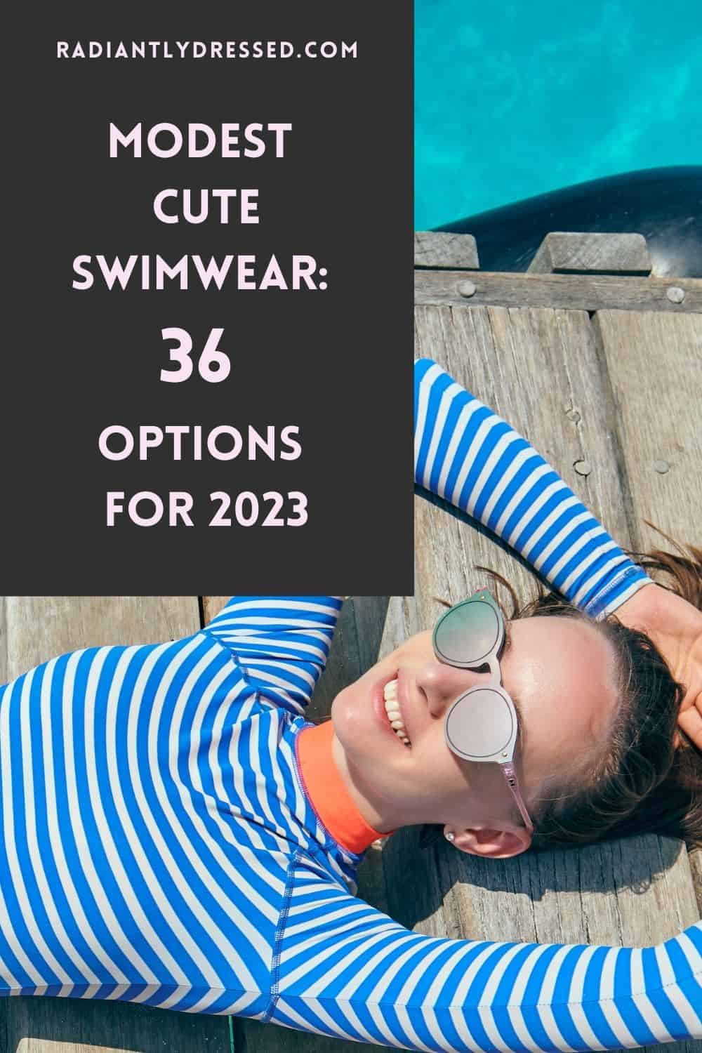 Cute Modest Swimwear: 36 Options for 2024 - Radiantly Dressed