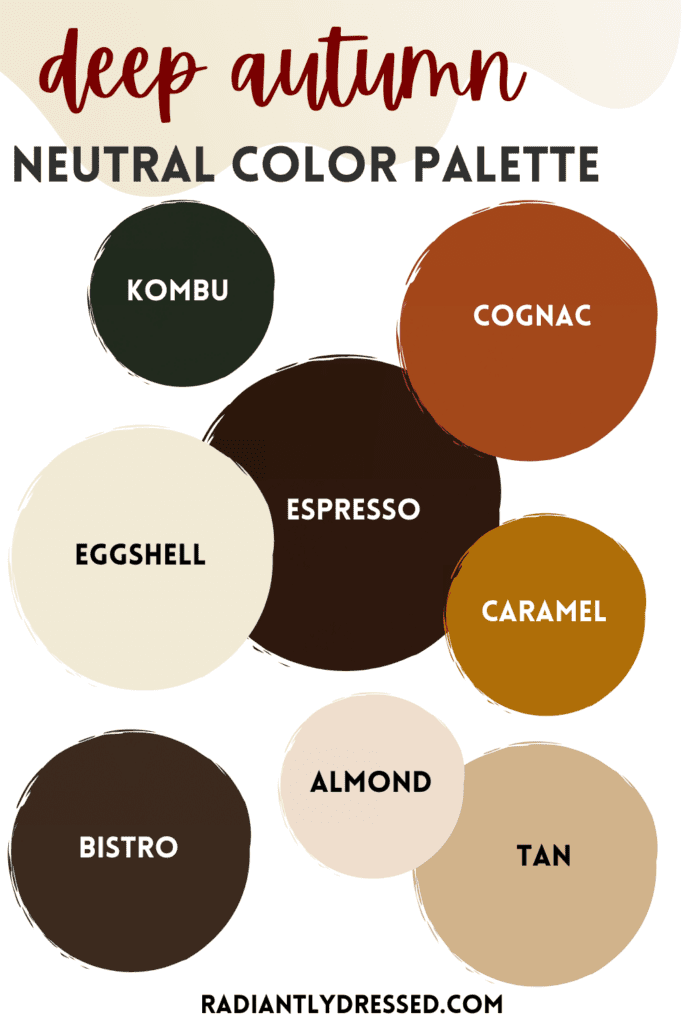 Neutral Wardrobe Colors 12 Palettes of Neutral Colors