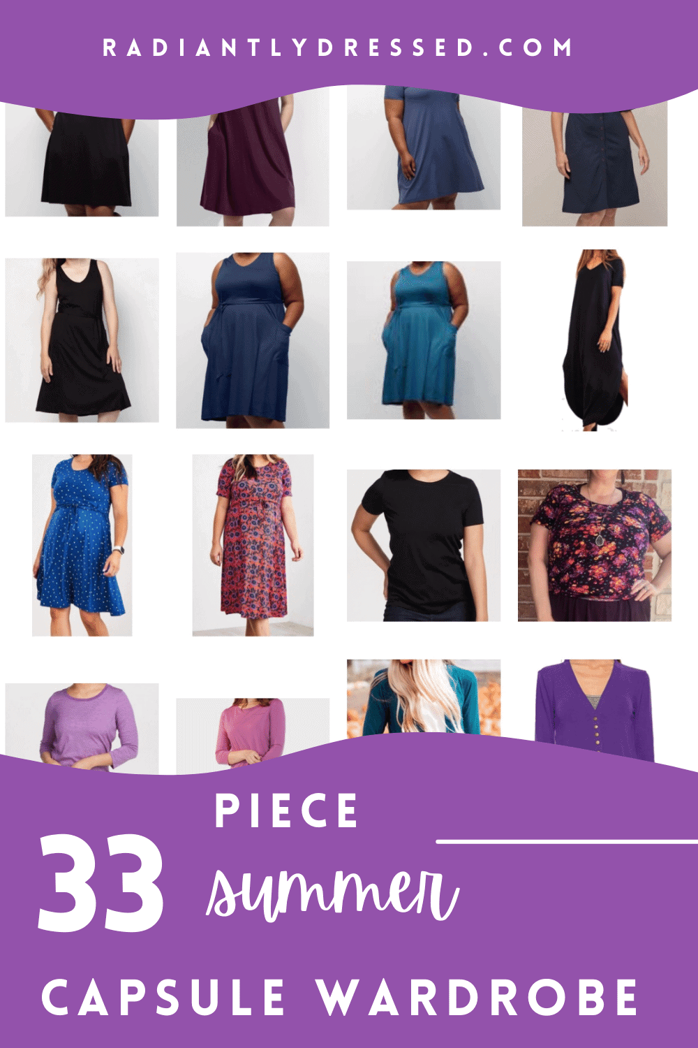 dress based summer capsule wardrobe