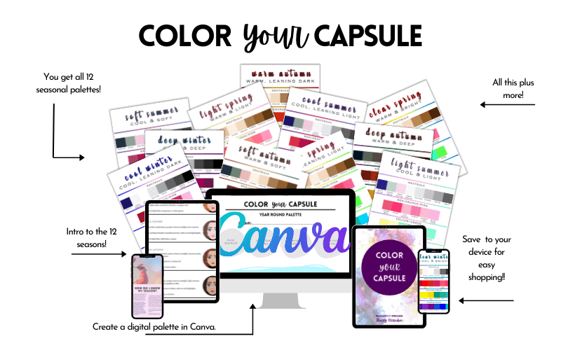 create a color palette for your capsule wardrobe