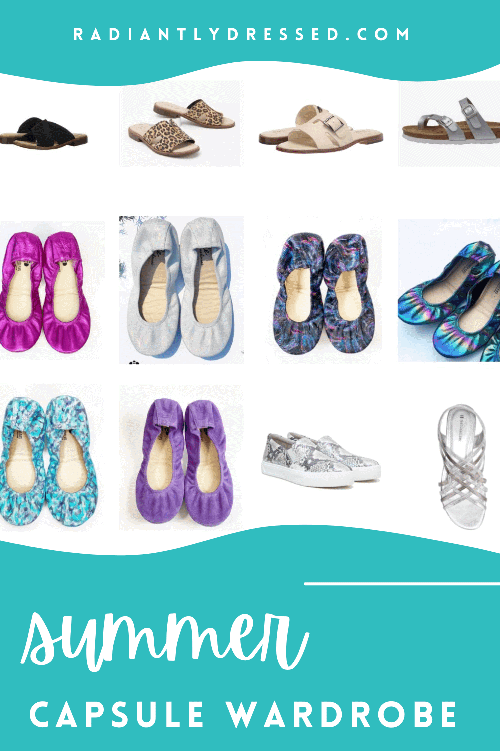 summer capsule wardrobe shoes