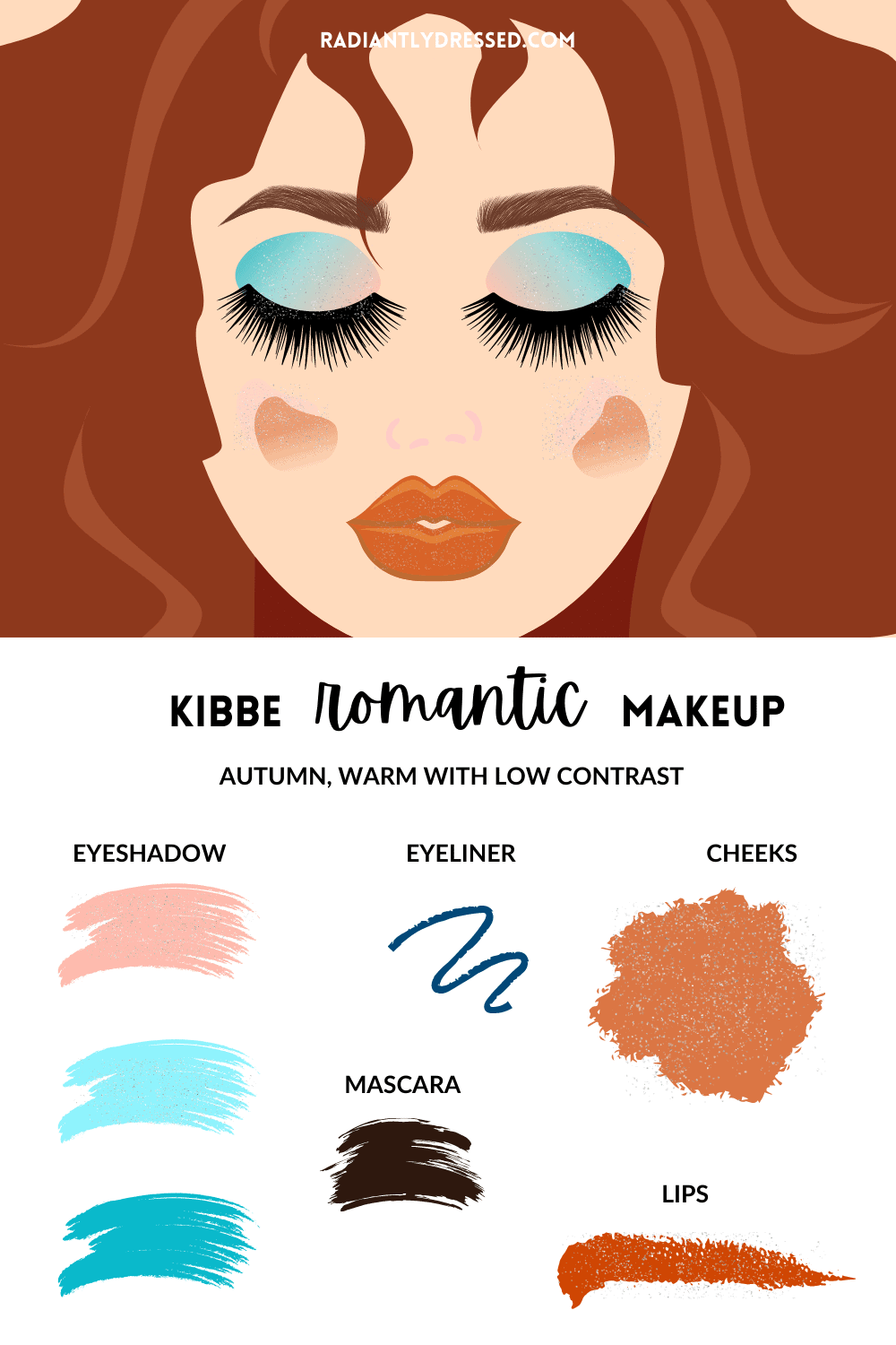 kibbe romantic makeup for autumn types