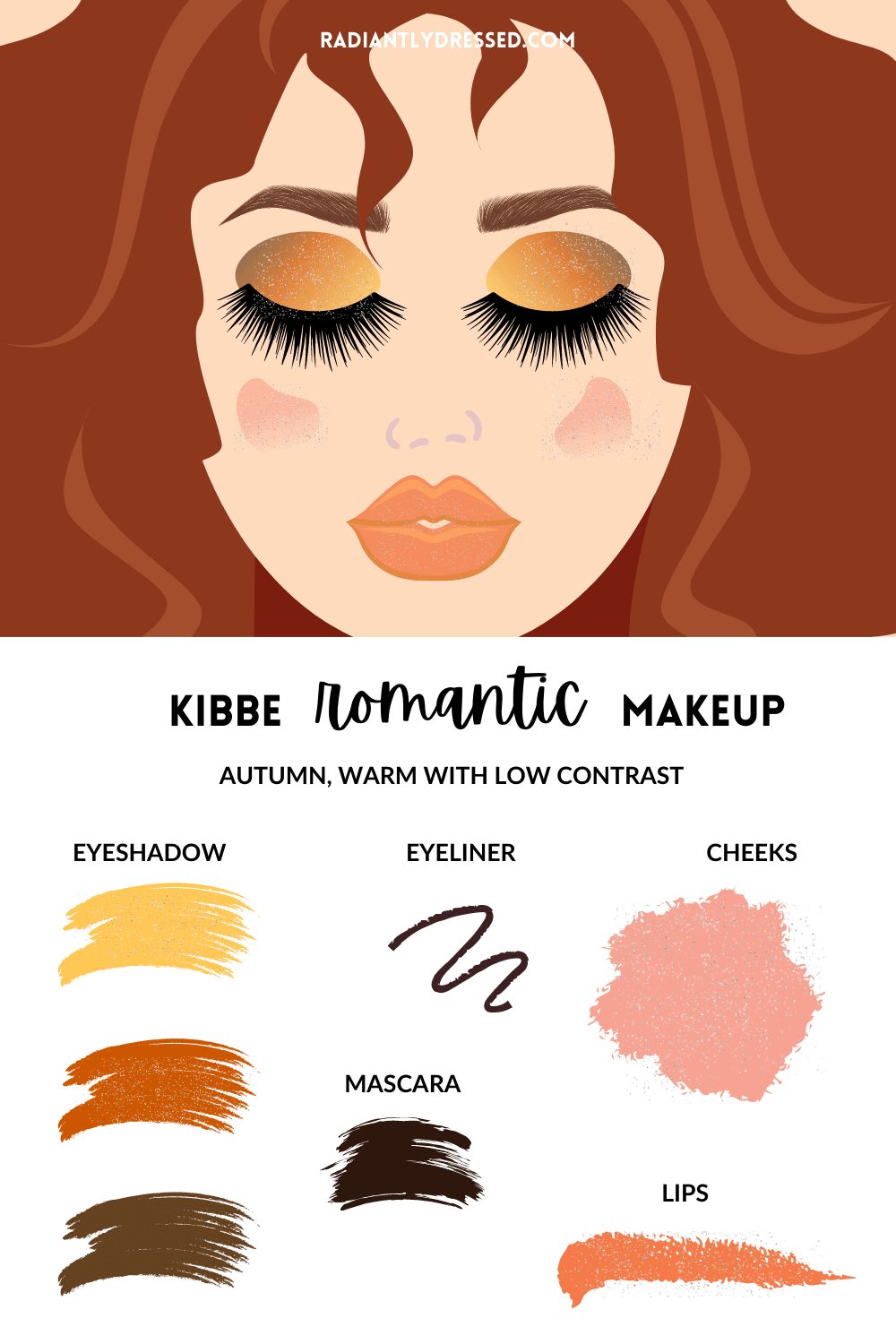 kibbe romantic makeup for autumn types
