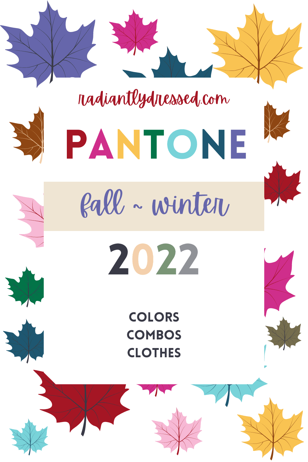 Pantone reveals the 15 colours of autumn/winter 2022