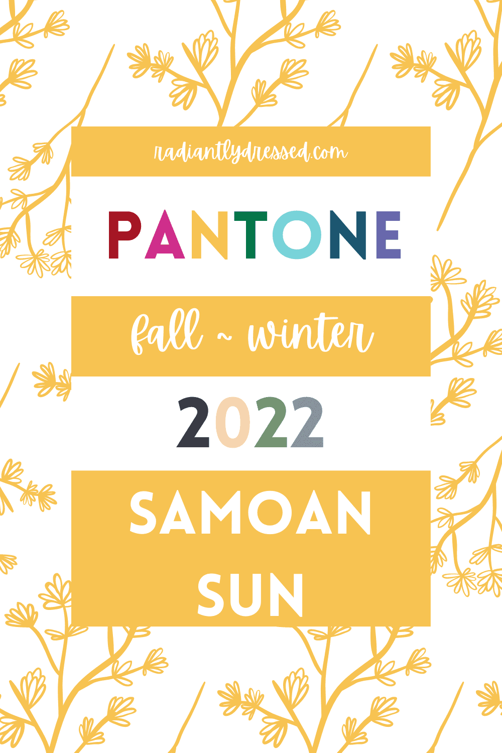 Pantone Samoan Sun Pin