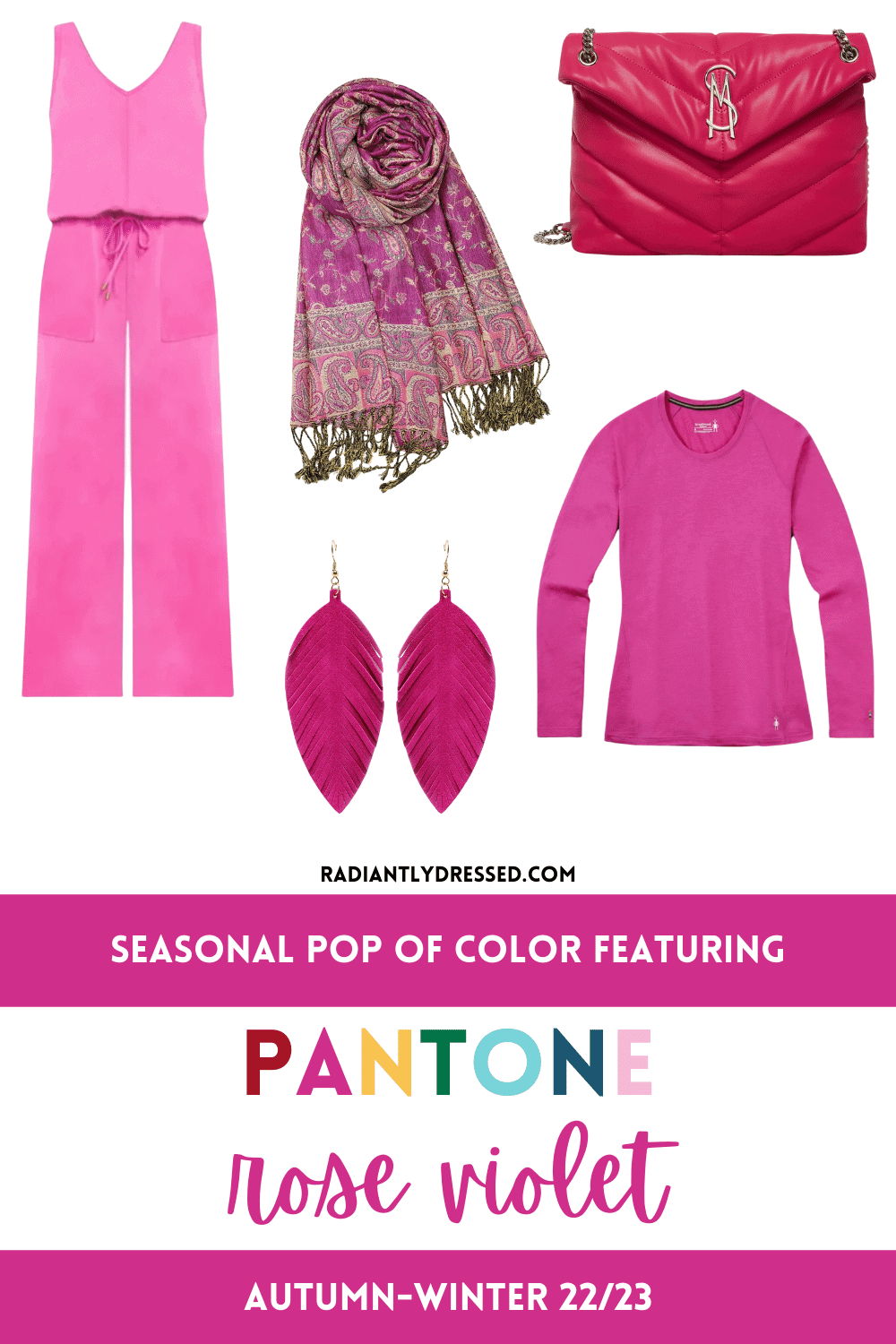 Pantone Rose Violet Clothing 