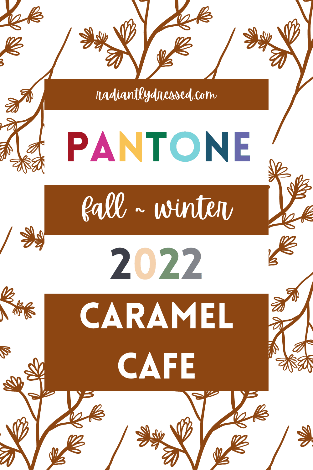 Pantone Caramel Cafe Pin