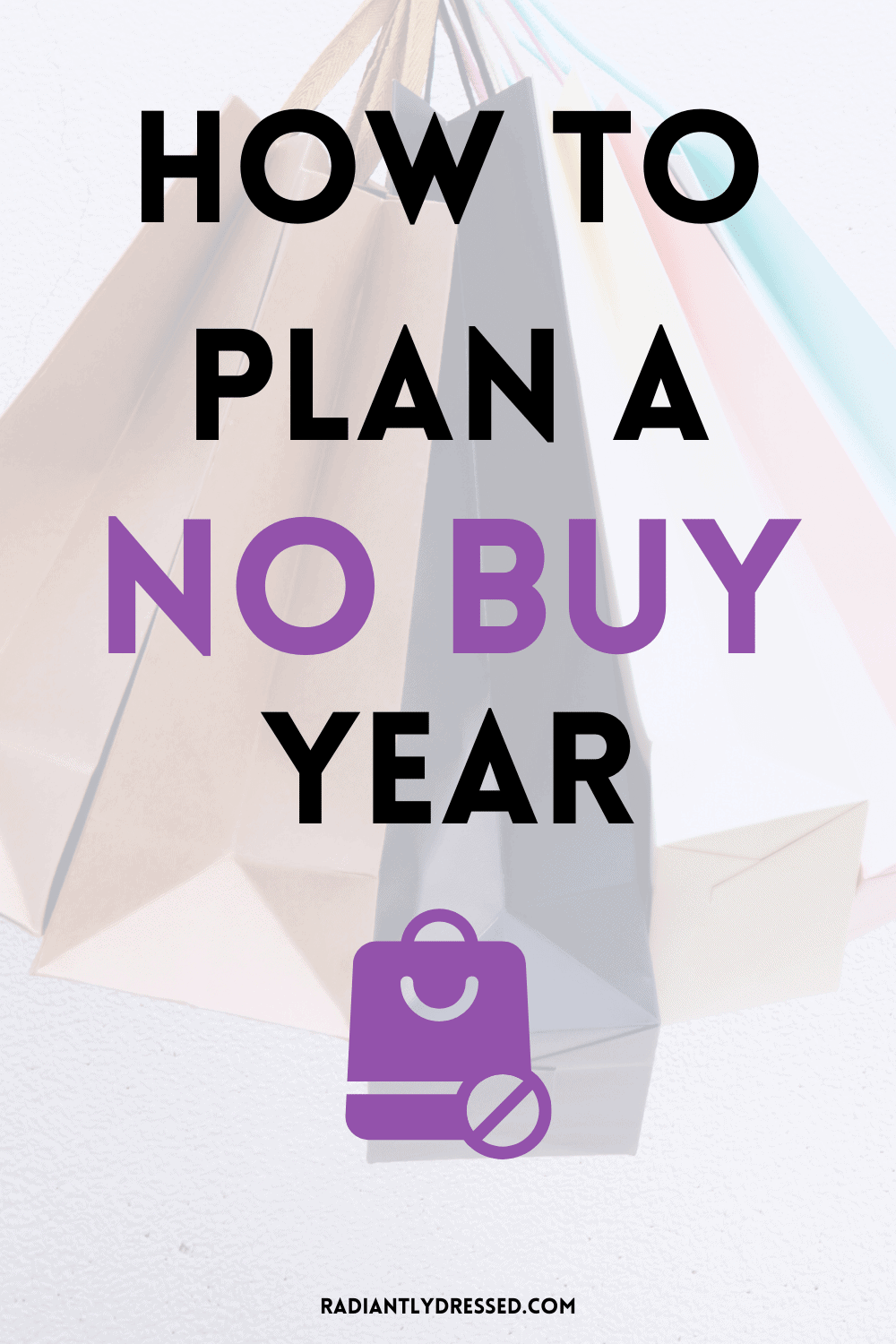 how to plan a no buy year