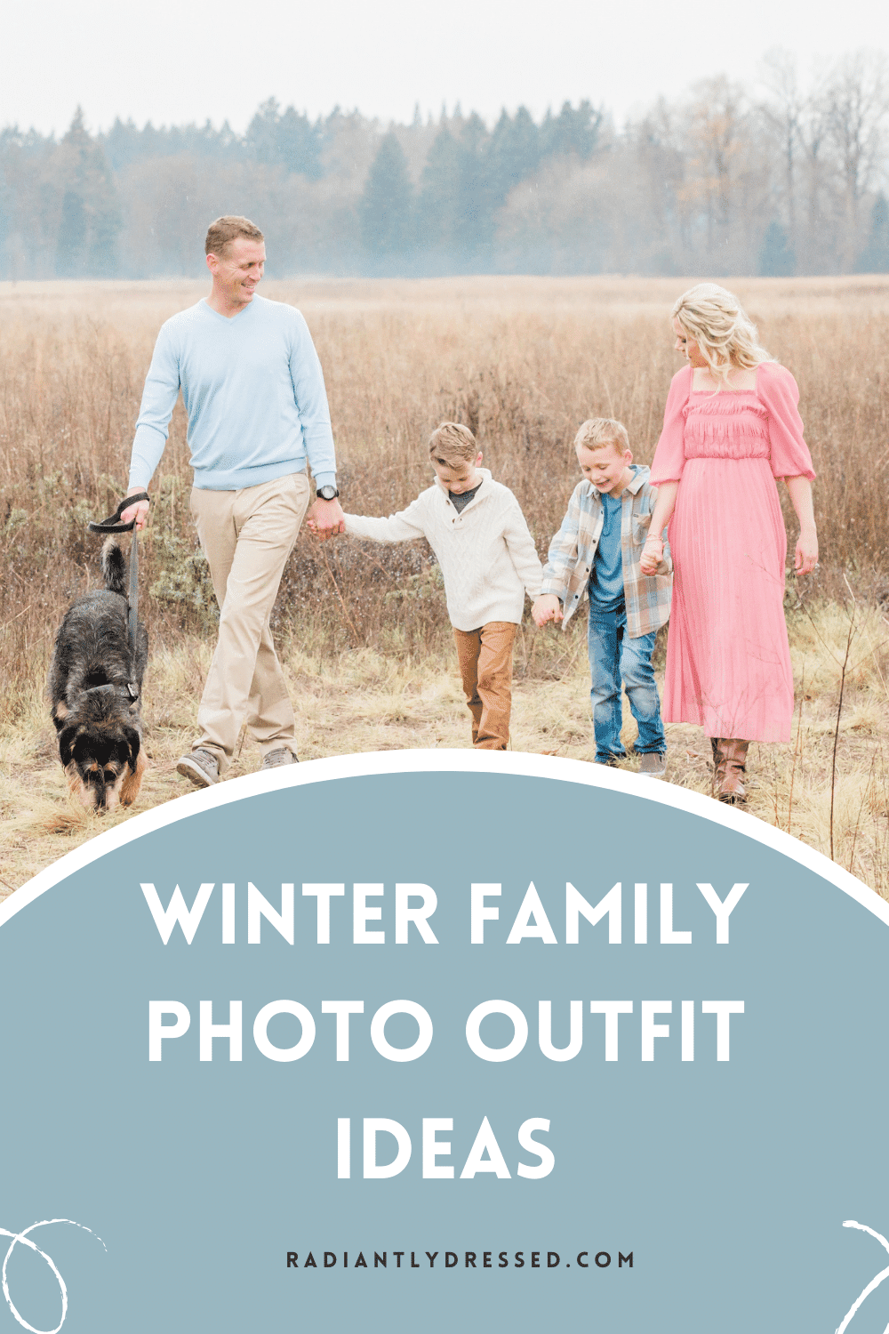 winter family photo outfits