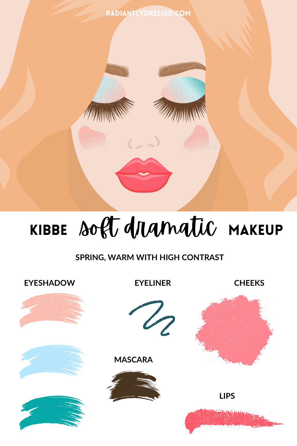 kibbe soft dramatic spring makeup