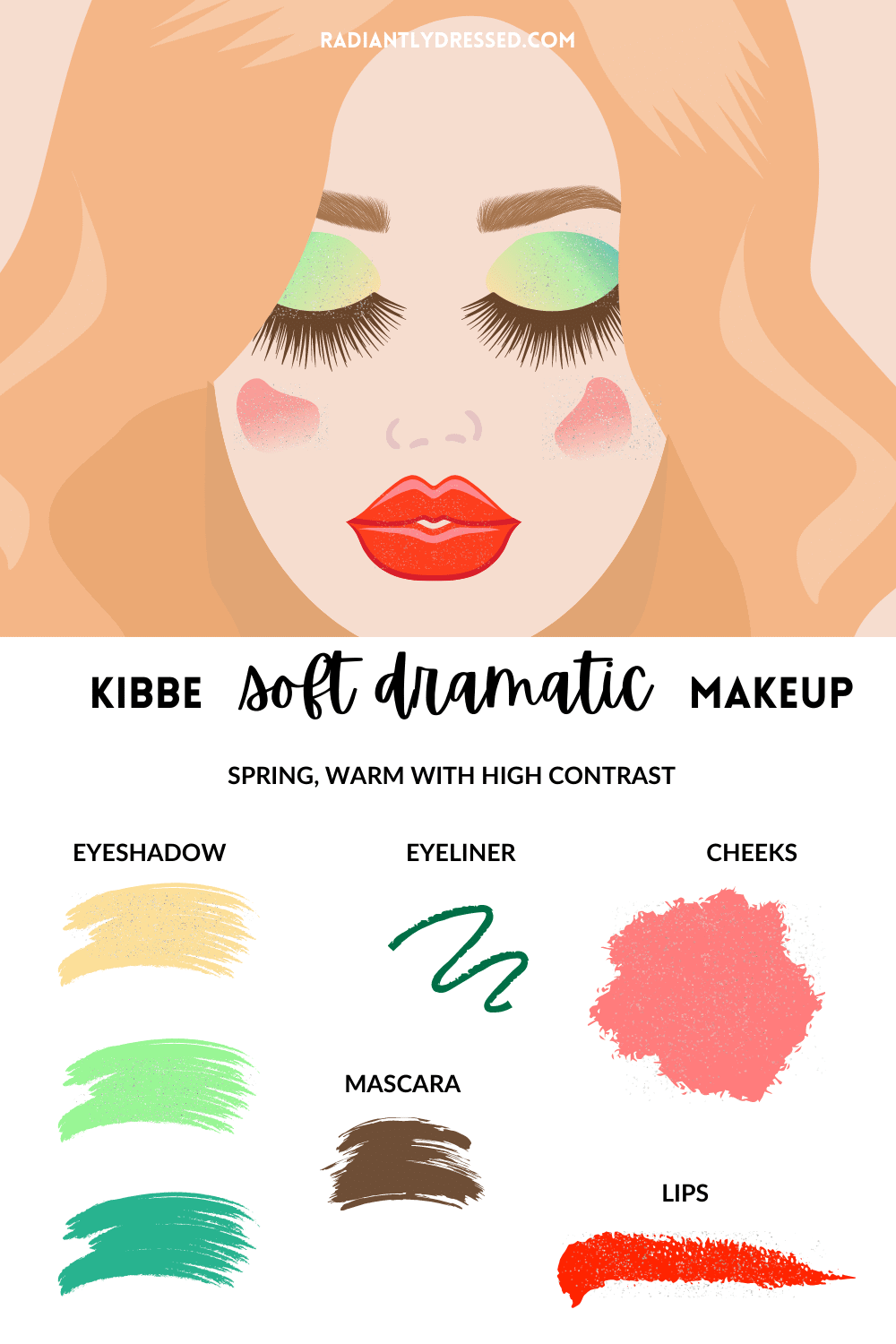kibbe soft dramatic spring makeup