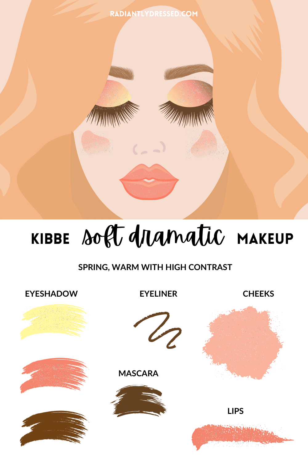 kibbe soft dramatic spring makeup