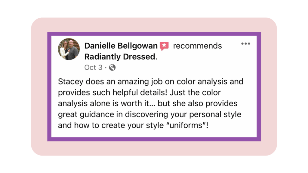 Color Analysis - Radiantly Dressed