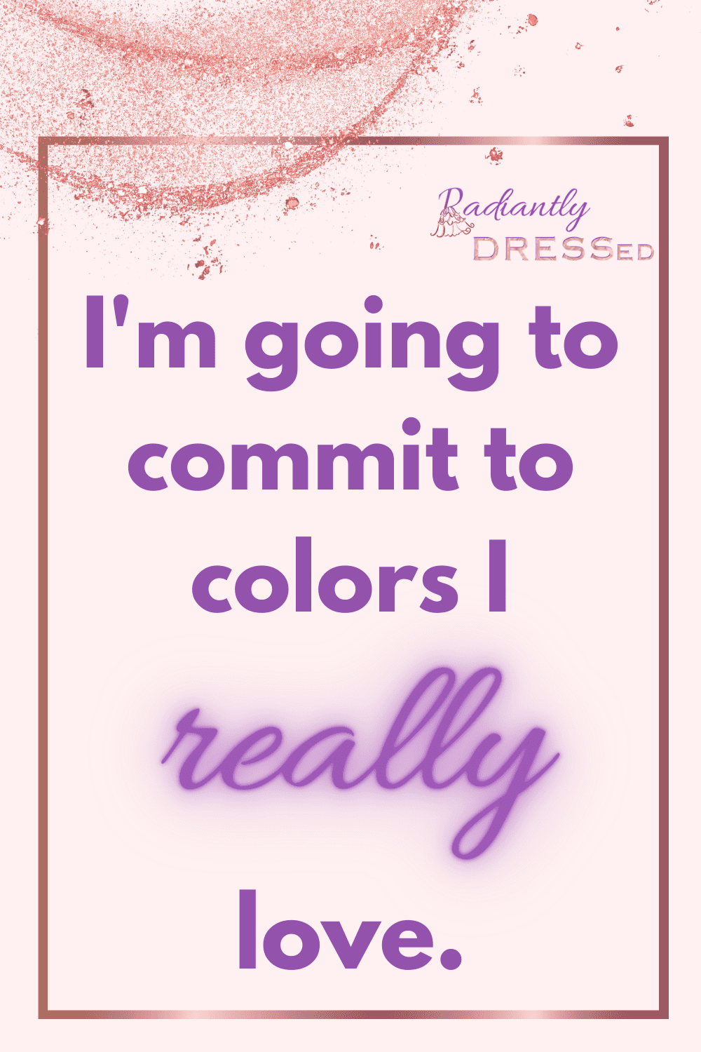 commit to colors