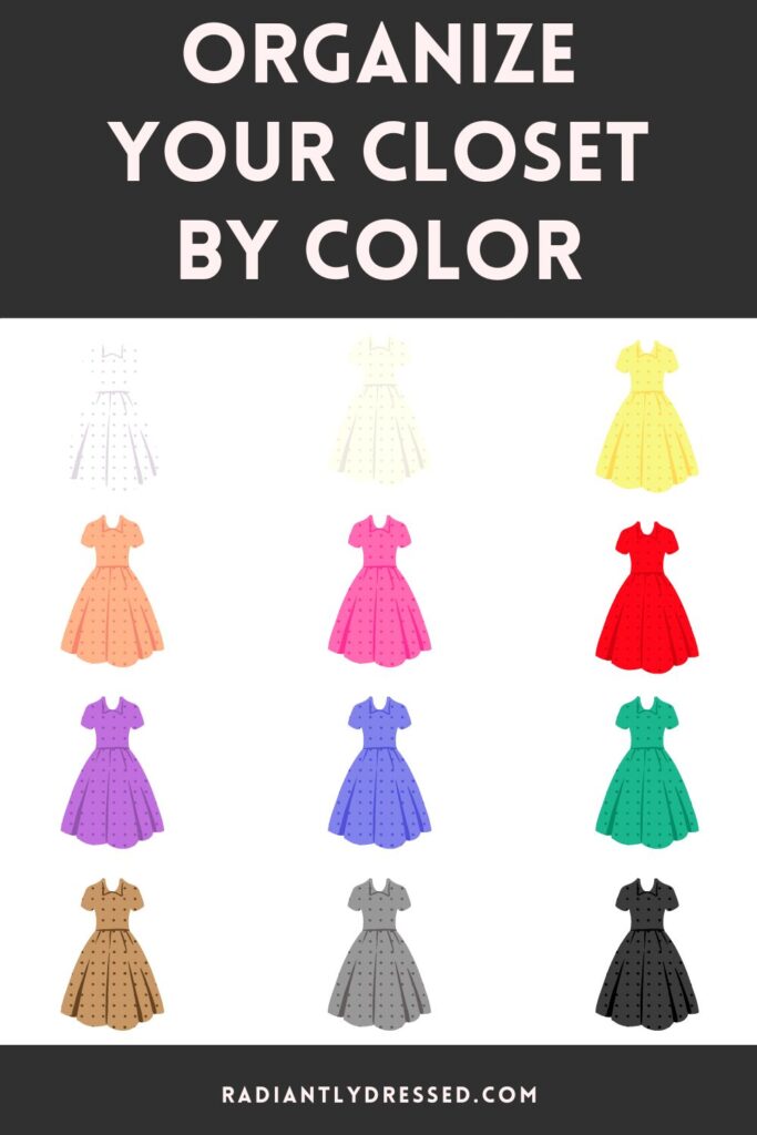 The Color Organized Closet 3 Stages to Organize Your Closet to Get