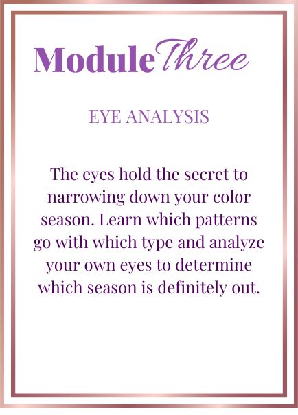 diy color analysis learn how eye patterns work with color seasons