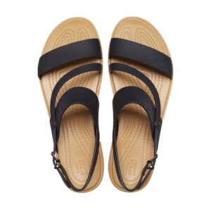 crocs tulum black comfort sandals